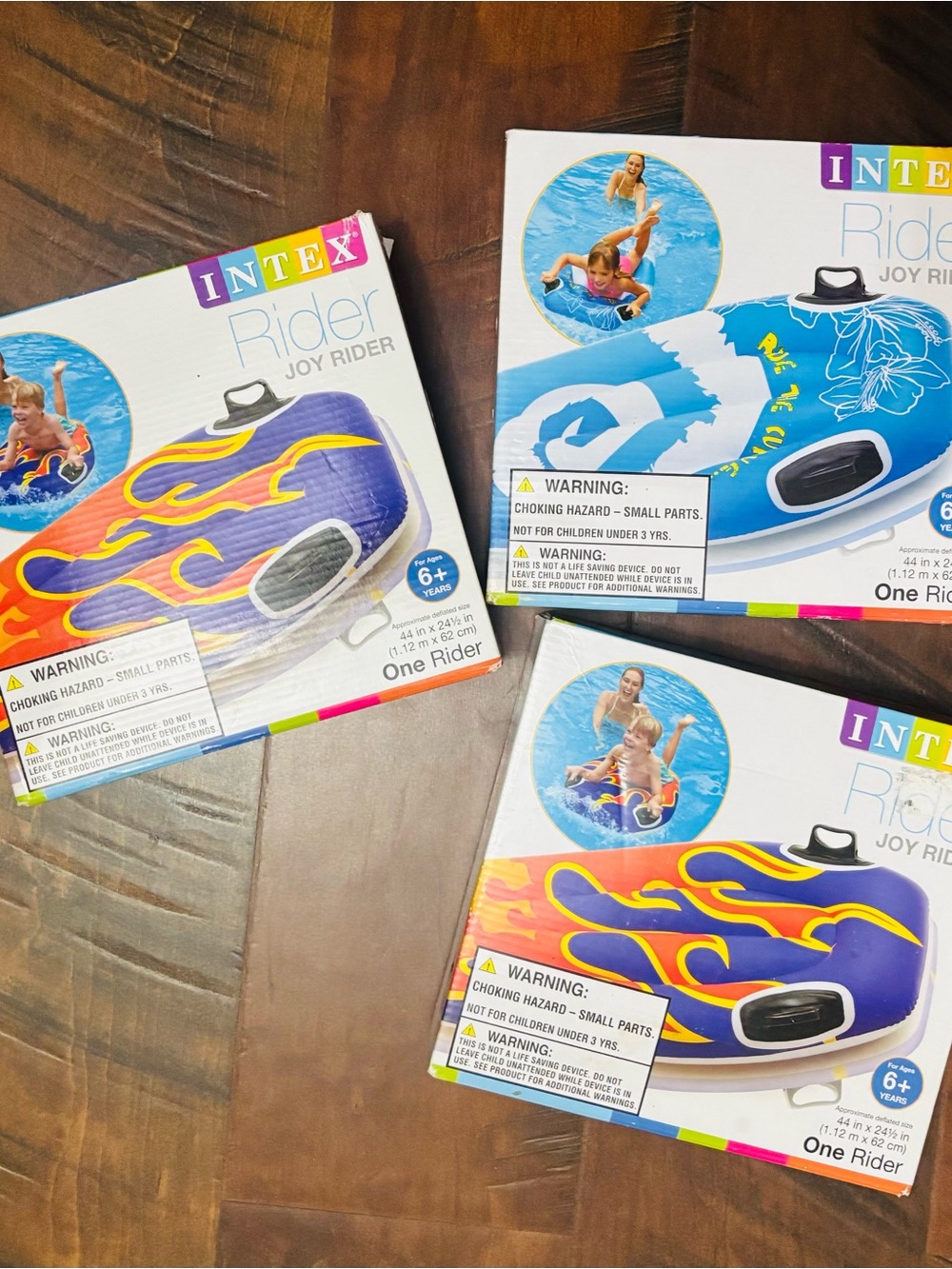 THREE (3) Intex Rider Joy Rider with Handles - Picture 2 of 11
